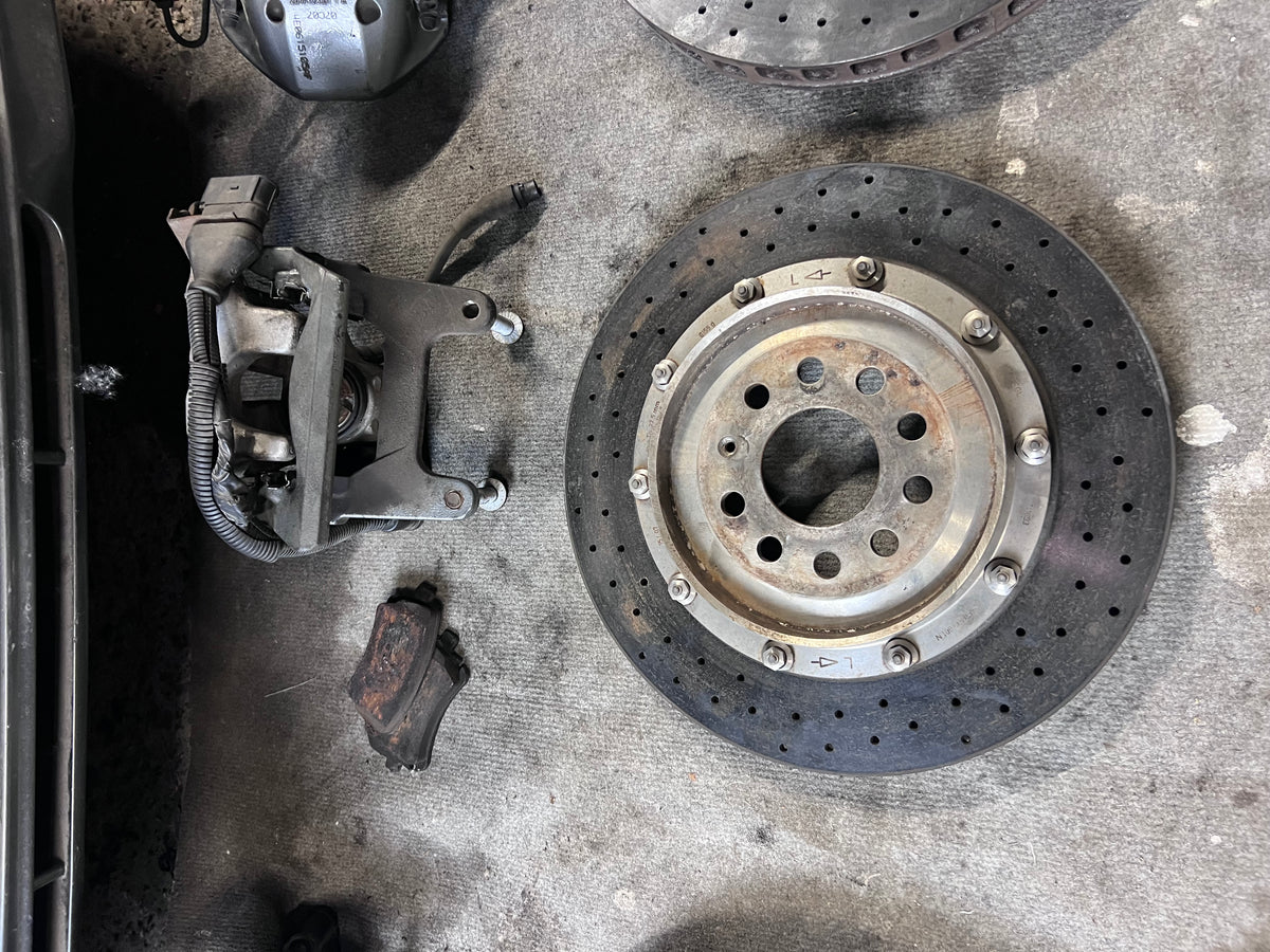 Keramik / Ceramic Bremsanlage für Audi S8 D3 5.2 FSI V10