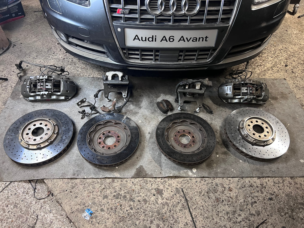 Keramik / Ceramic Bremsanlage für Audi S8 D3 5.2 FSI V10