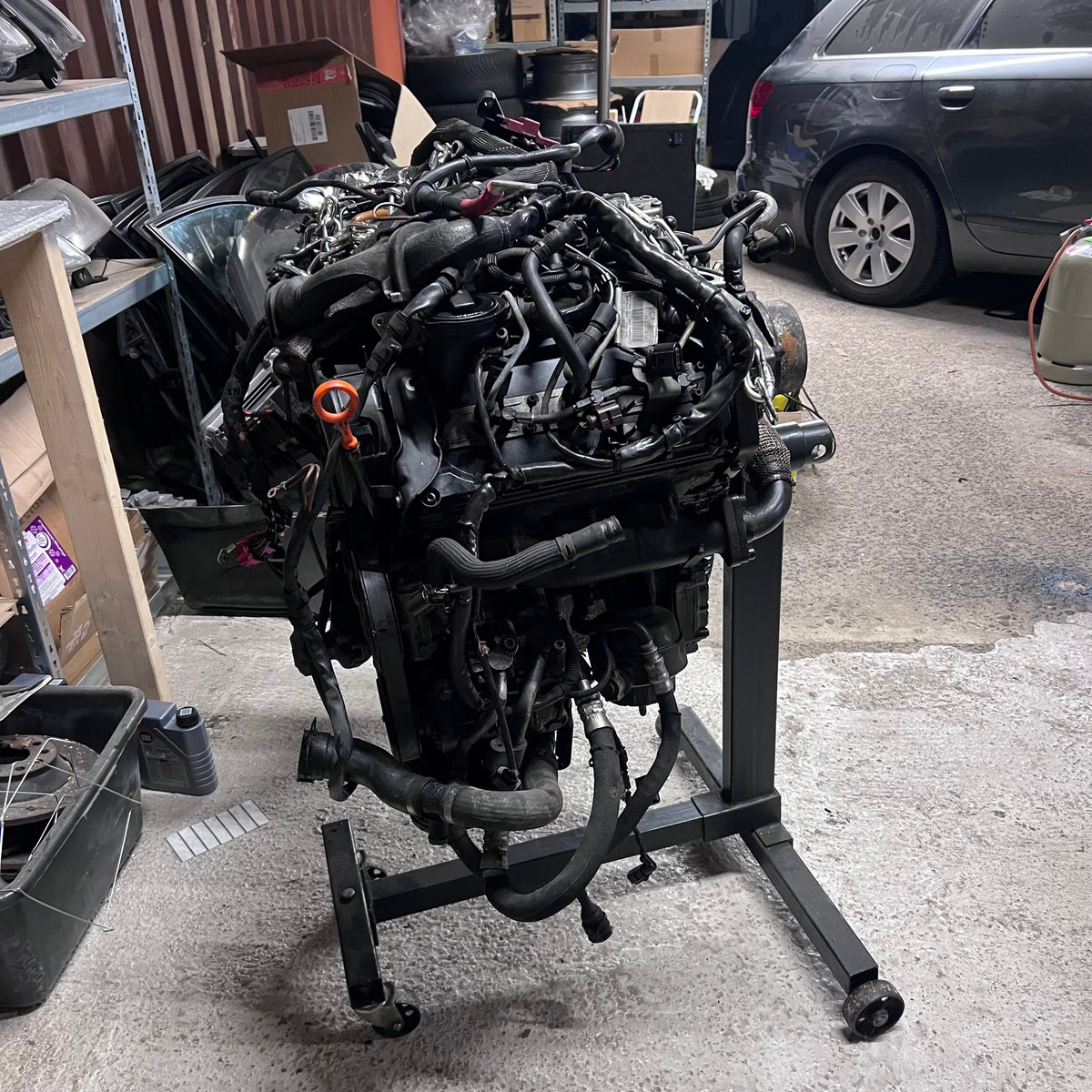 3.0 TDI BMK Motor für Audi A6 4F – Defekt / 474.406 kM