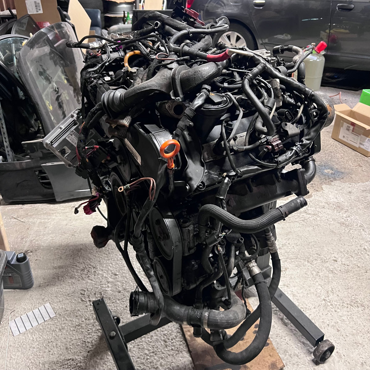 3.0 TDI BMK Motor für Audi A6 4F – Defekt / 474.406 kM