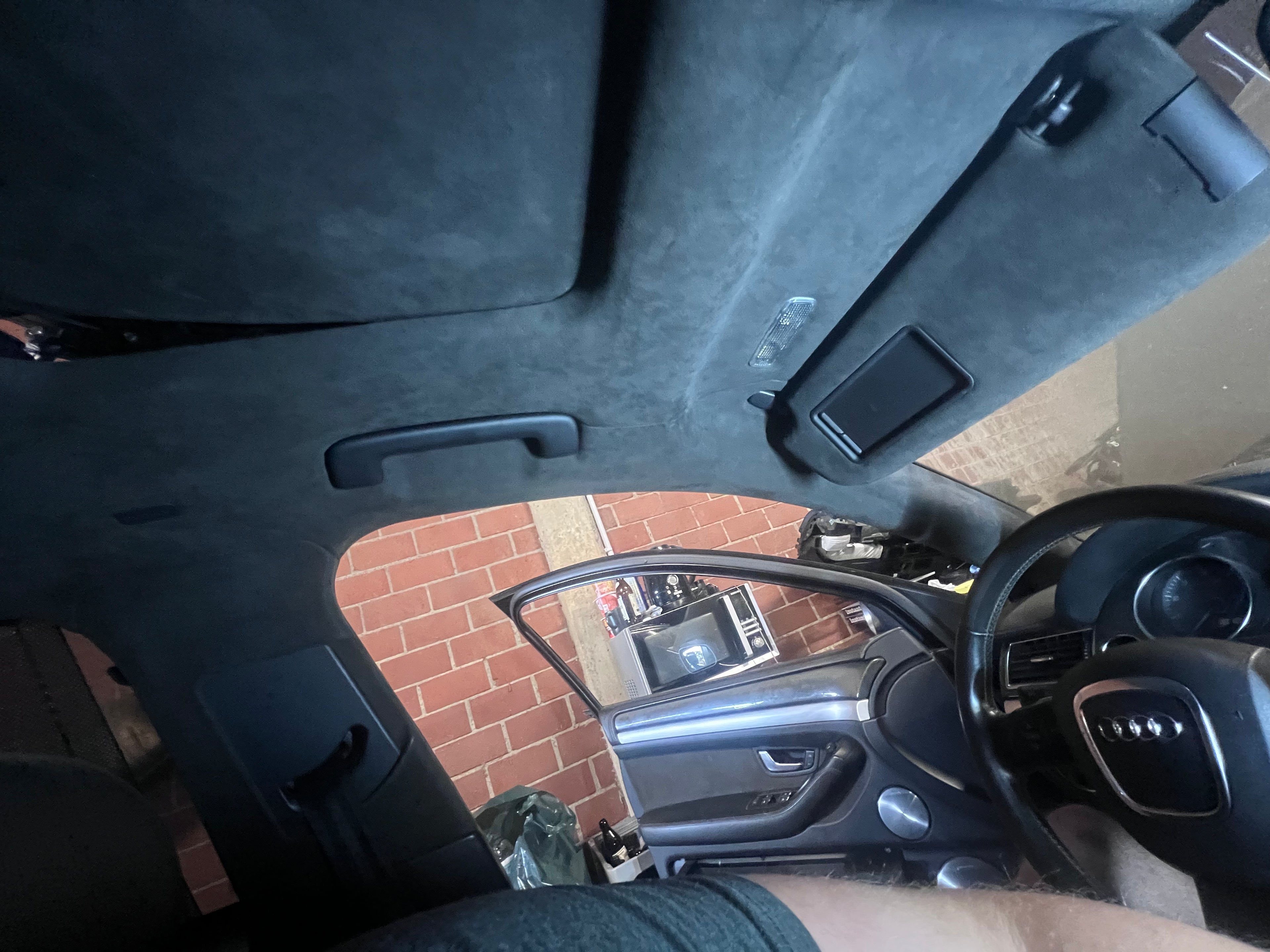 Alcantara Himmel für Audi S8 D3 – Soul Schwarz / Kurzer Radstand mit B&O