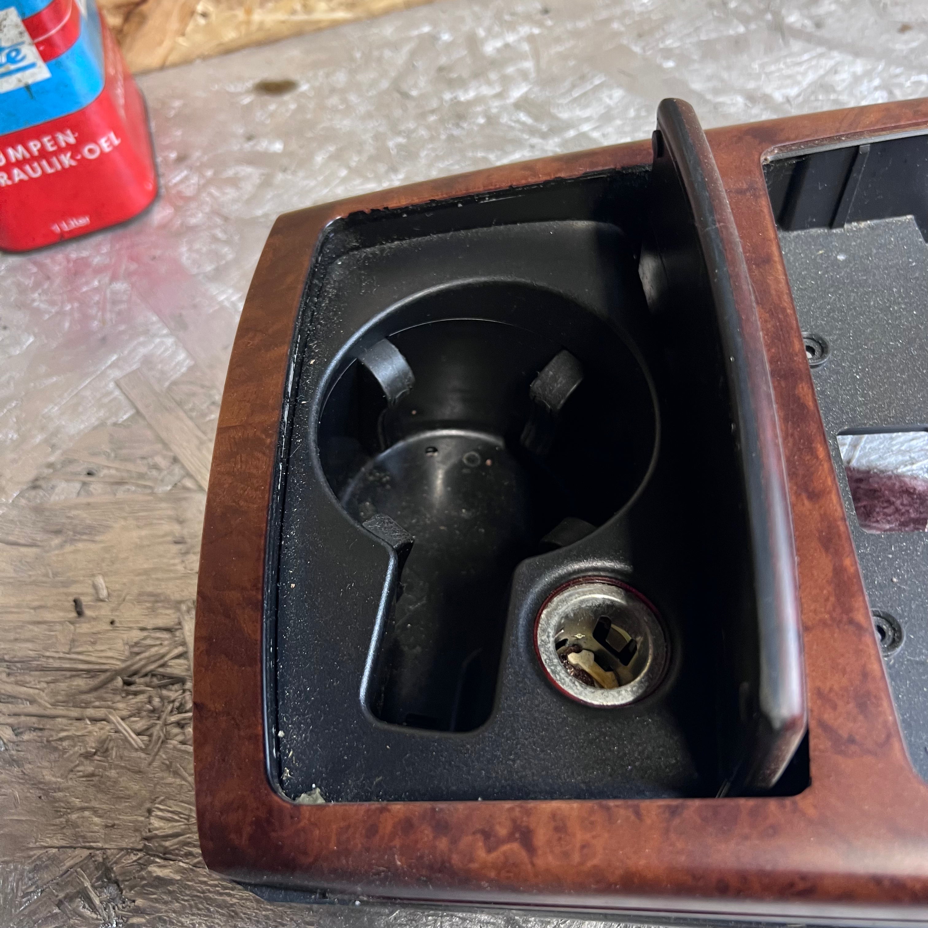 Audi A6 4F Mittelkonsole Holz Matt