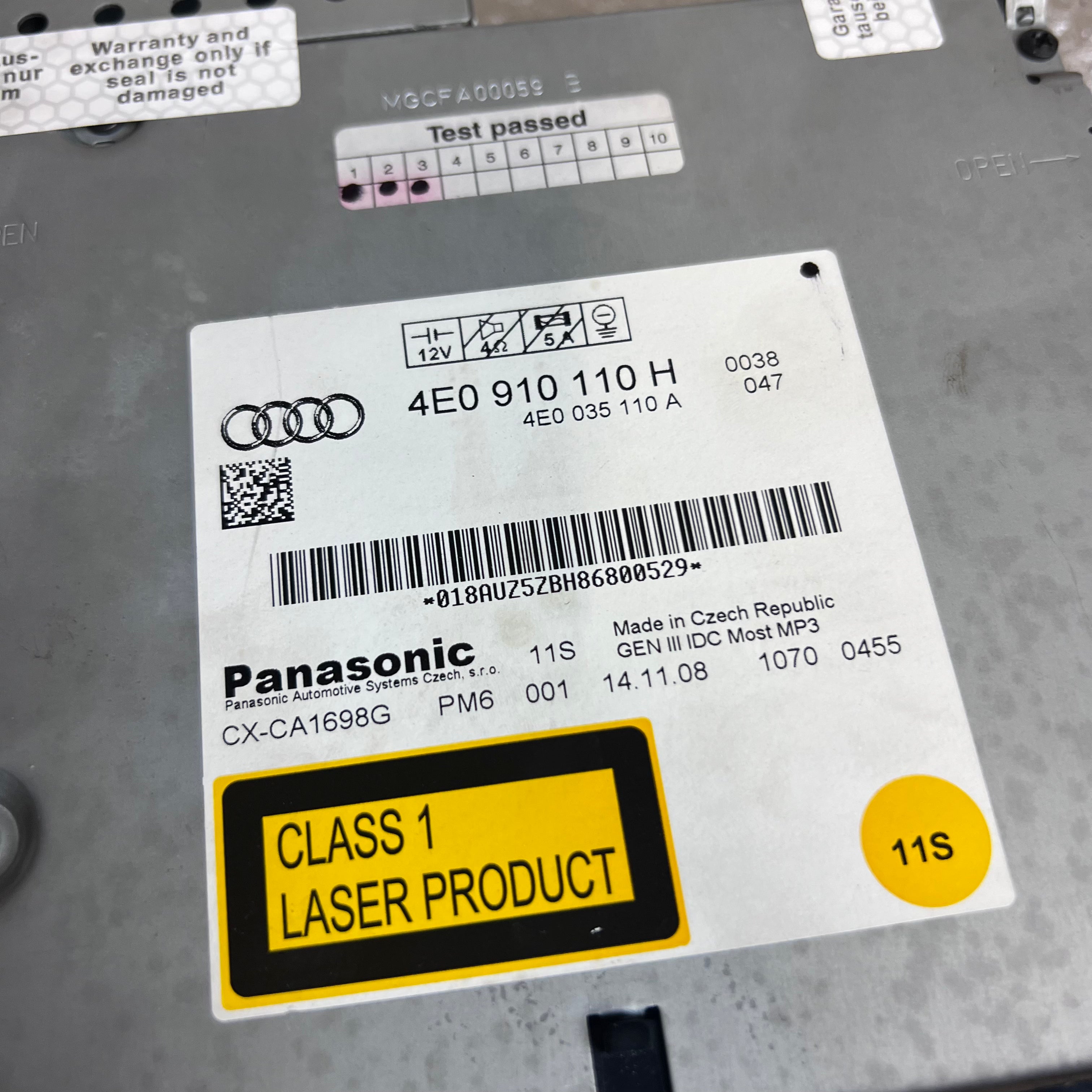 Audi A6 4F CD / DVD Wechsler